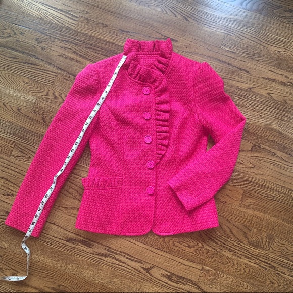 NWOT custom ruffled jacket - Picture 5 of 13